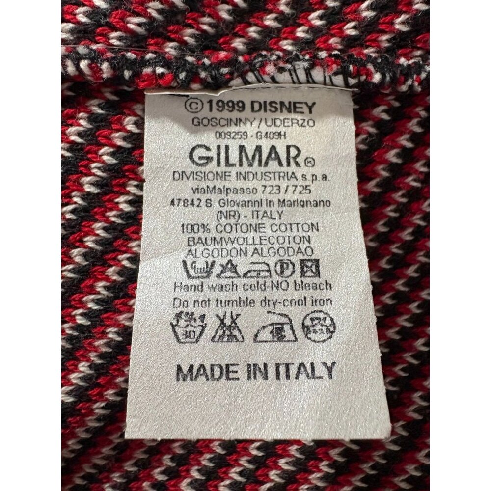 Iceberg Peanuts Linus Knit Sweater Disney size 3XL black Made Italy vintage 90’s - Picture 6 of 8